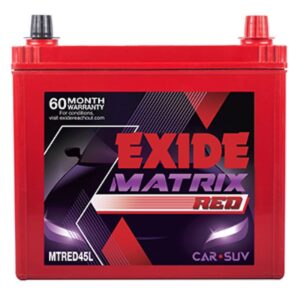 Exide Car Battery Matrix Red MTRED45L 45AH