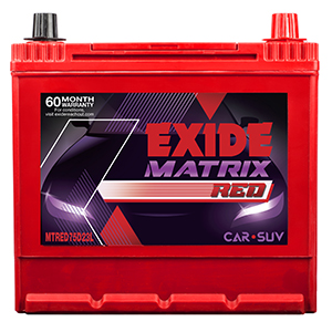 Exide Car Battery Matrix Red MTRED75D23L 68AH